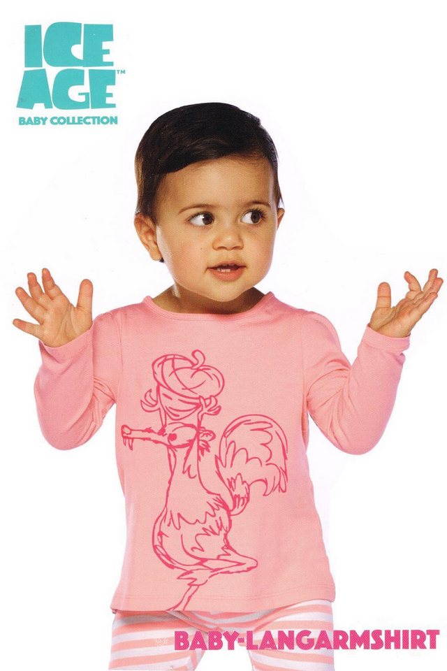 Weit & Breit Handelsgesellschaft mbH Langarmshirt Ice Age Baby Langarmshirt T-Shirt von Weit & Breit Handelsgesellschaft mbH