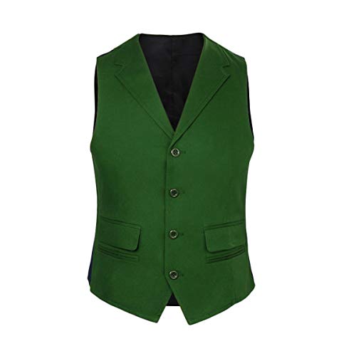 WeixinyuanST Herren Erwachsener Ritter Clown-Kostüm-Hemd Weste Krawatte Outfit Mantel Anzug Set Fancy Dress Up Halloween Cosplay Props X-Large Weste WeixinyuanST Herren Erwachsener Ritter Clown-Kostüm-Hemd Weste Krawatte Outfit Mantel Anzug Set Fancy Dress Up Halloween Cosplay Props X-Large Weste von WeixinyuanST