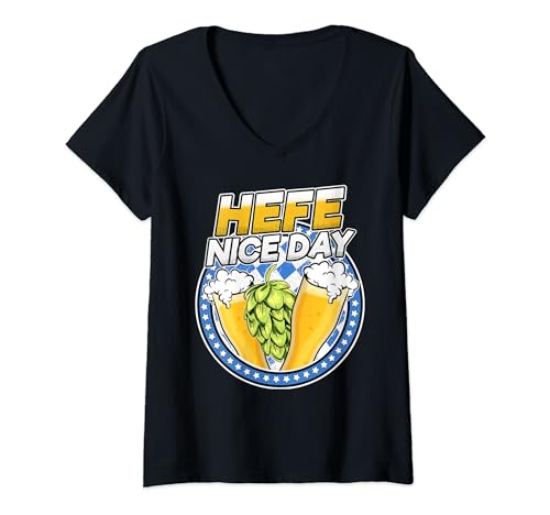 Hefe Nice Day Weizenbier Lustig Spruch Saufen Herren Bier T-Shirt mit V-Ausschnitt Hefe Nice Day Weizenbier Lustig Spruch Saufen Herren Bier T-Shirt mit V-Ausschnitt von Weizenbier & Hefeweizen Biergeschenkideen Männer
