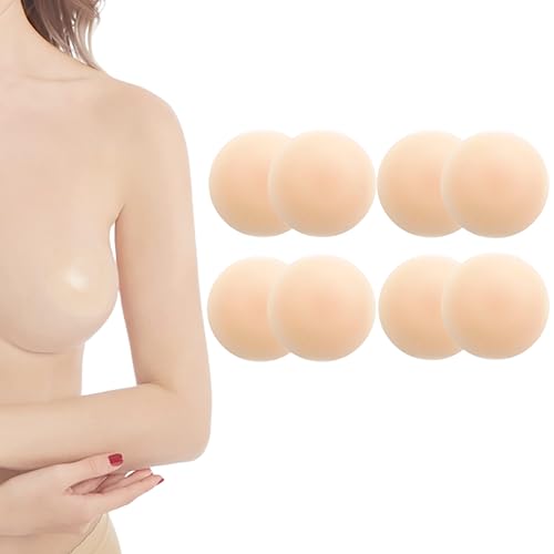Nippelpads, Nipple Cover für Damen，Nippelpads Wiederverwendbar - Brustwarzenabdeckung，Selbstklebend Nippelabdeckung，Selbstklebend Nippelabdeckung [8 cm ] von Weklea