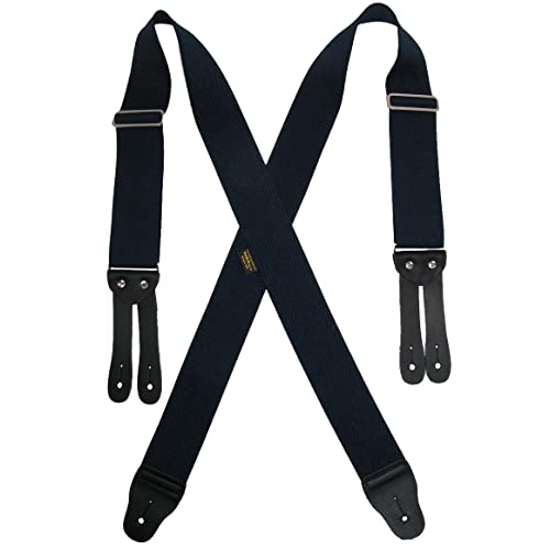 Welch Herren-Hosenträger mit elastischem Knopfende, groß und hoch, navy, Einheitsgröße Welch Herren-Hosenträger mit elastischem Knopfende, groß und hoch, navy, Einheitsgröße von Welch