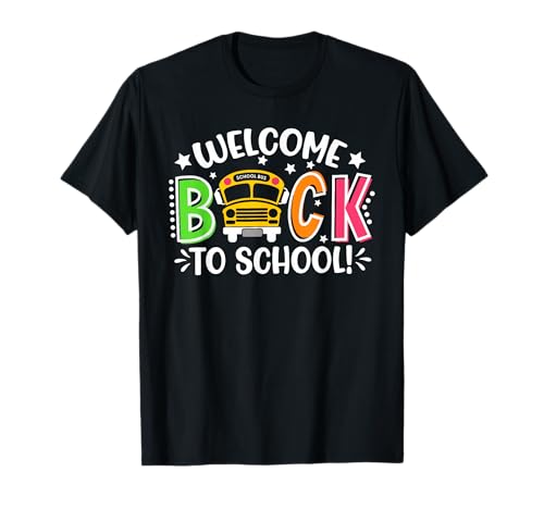 Willkommen zurück in die Schule, Wertschätzung für Lehrer, Jungen, Mädchen, Kinder T-Shirt von Welcome Back To School Tees