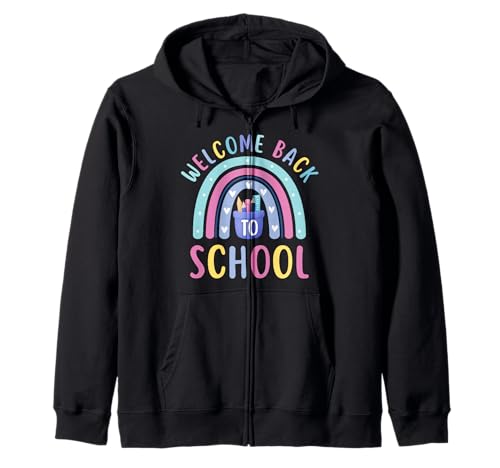 Retro Welcome Back to School Teacher Appreciation Boys Girls Kapuzenjacke Retro Welcome Back to School Teacher Appreciation Boys Girls Kapuzenjacke von Welcome Back To School & First Day of School Tee