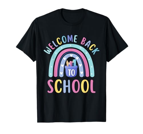 Retro Welcome Back to School Teacher Appreciation Boys Girls T-Shirt Retro Welcome Back to School Teacher Appreciation Boys Girls T-Shirt von Welcome Back To School & First Day of School Tee