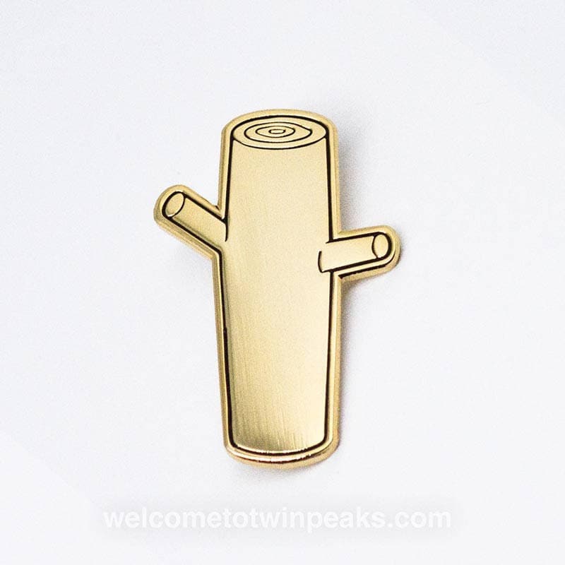 Golden Log | Twin Peaks Inspirierter Emaille Pin Golden Log | Twin Peaks Inspirierter Emaille Pin von Welcome2TwinPeaks