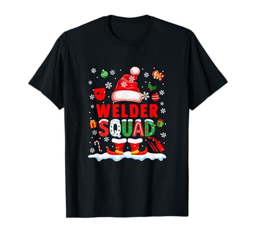 Welder Squad Herren Job Weihnachten Weihnachtsmann Kostüm Fliege T-Shirt Welder Squad Herren Job Weihnachten Weihnachtsmann Kostüm Fliege T-Shirt von Welder Christmas Costume