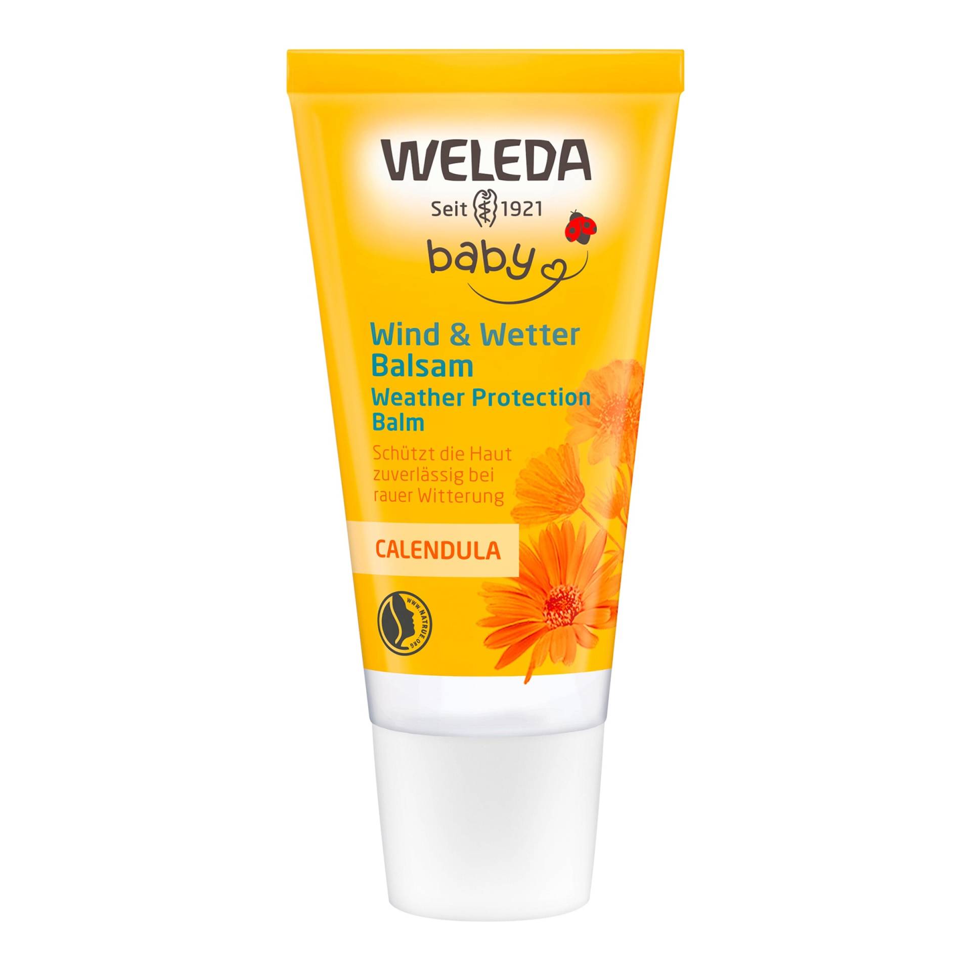 Weleda Baby Derma Calendula Wind & Wetter Balsam, 30 ml Weleda Baby Derma Calendula Wind & Wetter Balsam, 30 ml von Weleda