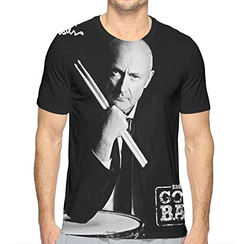 Welikee T-Shirt, Herren-Kurzarmshirt, Phil Collins Men’s Short Sleeve T Shirts Full Print von Welikee