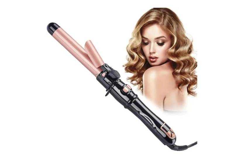 Welikera Lockenstab Lockenstab,Lockenstab automatisch,16-20mm,15 Temperaturstufen, 100℃-230℃,Dreht sich um 360 Grad nach links und rechts,Roségold von Welikera