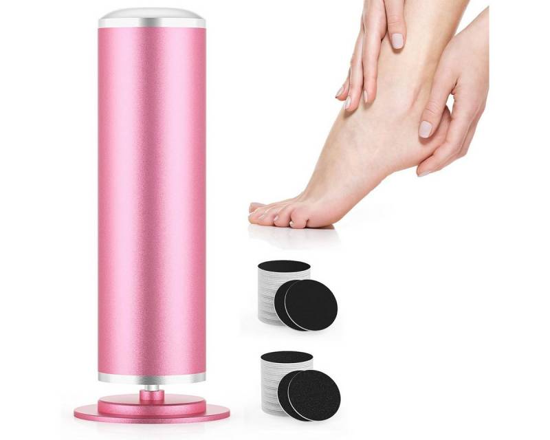 Welikera Pediküreaufsatz Hornhautentferner elektrisch, 60 Ersatzpads, Fußpflege bei harter Haut von Welikera