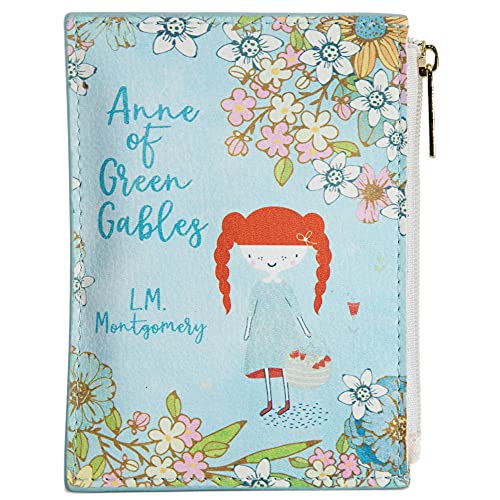 Anne of Green Gables Well Read buchinspiriertes Portemonnaie mit Rundum-Reißverschluss für Literaturliebhaber von Well Read - Veganes Kunstleder Clutch Geldbörse Damen von Well Read