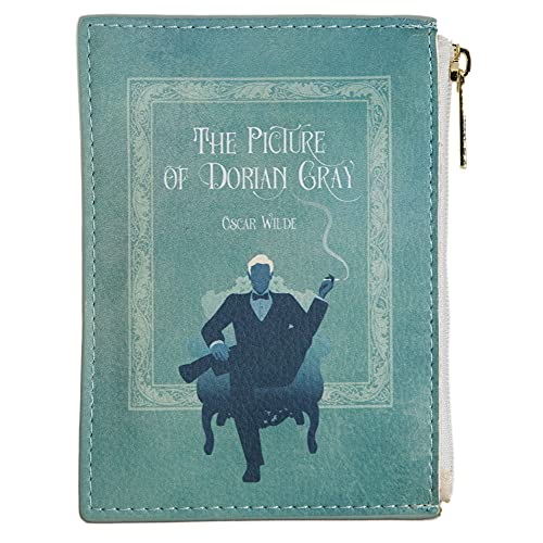 The Picture of Dorian Gray buchinspiriertes Portemonnaie mit Rundum-Reißverschluss für Literaturliebhaber von Well Read - Veganes Kunstleder Clutch Geldbörse Damen von Well Read