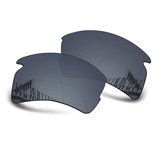 Well-aimed Ersatzgläser kompatibel mit Oakley Flak 2.0 XL OO9188 Sonnenbrillen – weitere Optionen, Schwarzes Iridium, polarisiert, EinheitsgröÃŸe von Well-aimed