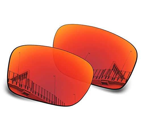 Well-aimed Ersatzgläser kompatibel mit Oakley Holbrook XL OO9417 Sonnenbrillen - weitere Optionen, Rotes Iridium, polarisiert, EinheitsgröÃŸe von Well-aimed