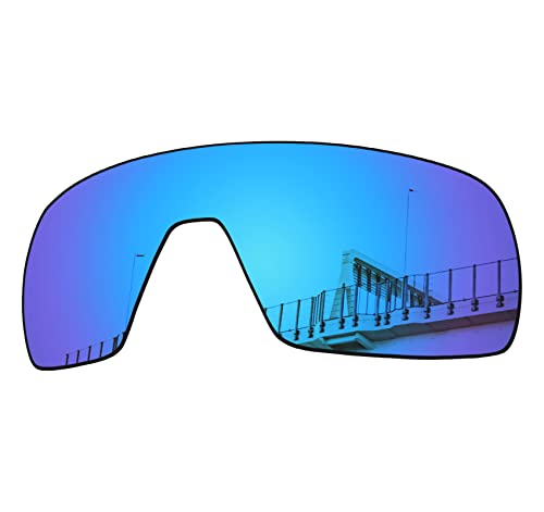 Well-aimed Ersatzgläser kompatibel mit Oakley Sutro S OO9462 Sonnenbrillen - weitere Optionen, Blaues Iridium, polarisiert, EinheitsgröÃŸe von Well-aimed