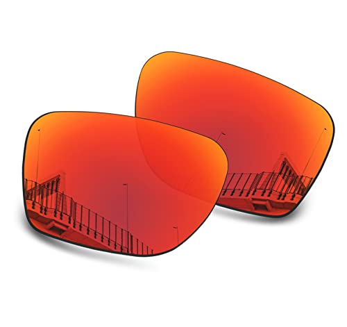 Well-aimed Ersatzgläser kompatibel mit Oakley Sylas OO9448 Sonnenbrille – weitere Optionen, Rotes Iridium, polarisiert, Einheitsgröße von Well-aimed