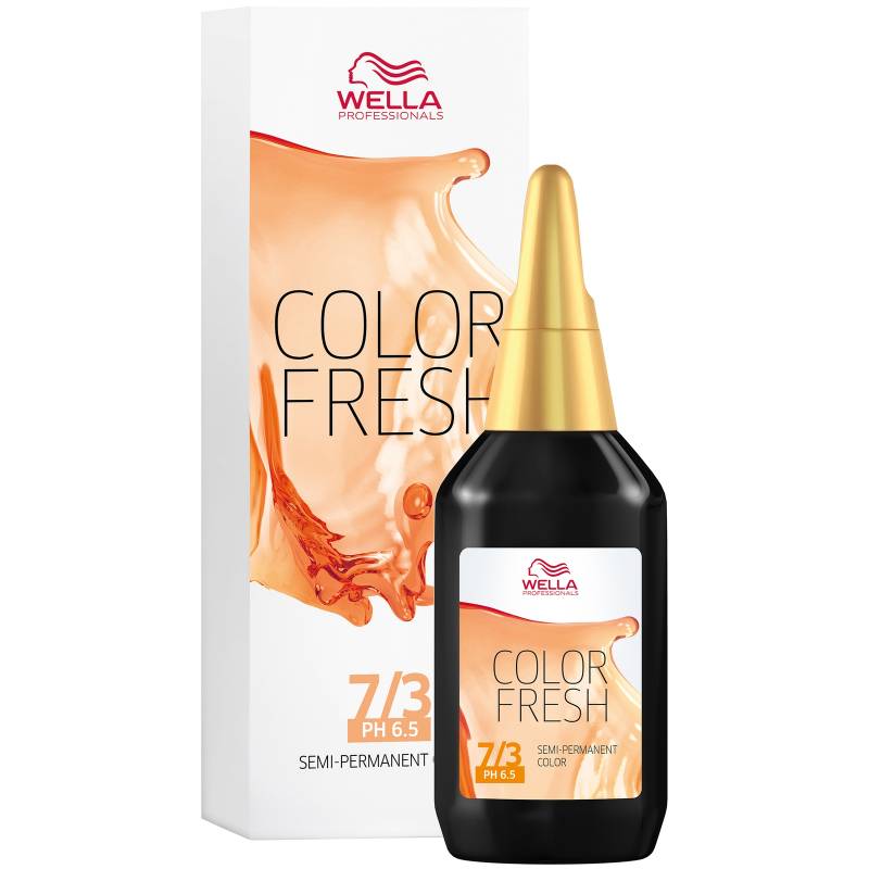 Wella Professionals Color Fresh Haartönung - 7/3 Medium Goldblond 75 ml von Wella Professionals Care