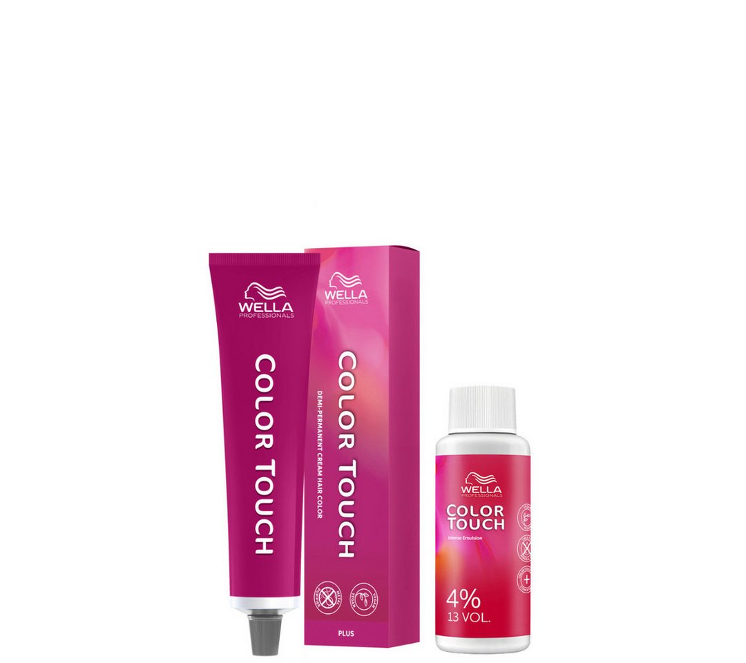 Wella Professionals Haarfarbe Color Touch Plus 60 ml + Emulsion 4% 60 ml Wella Professionals Haarfarbe Color Touch Plus 60 ml + Emulsion 4% 60 ml von Wella Professionals