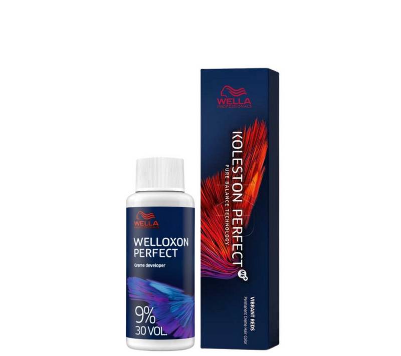 Wella Professionals Haarfarbe Koleston Vibrant Reds 60 ml + Welloxon Perfect 6% 60 ml von Wella Professionals