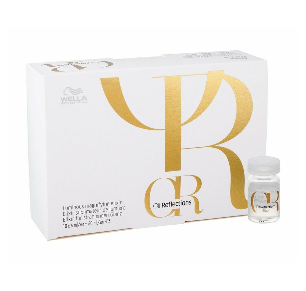 Wella Professionals Haarkur Oil Reflections Luminous Magnifying Elixir 10x6ml für Haarglanz von Wella Professionals