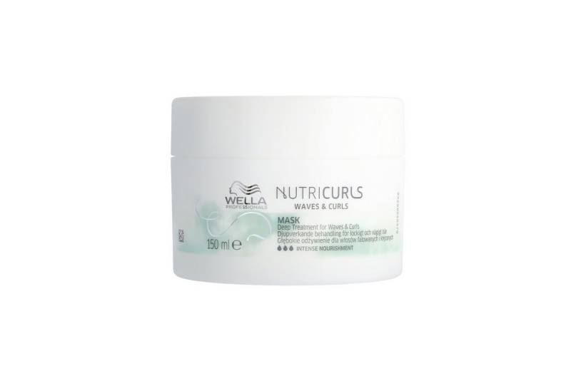 Wella Professionals Haarmaske NutriCurls Mask für Locken und welliges Haar, Lockendefinition, Frizz-Kontrolle, Jojobaöl und Weizenkleie-Extrakt Wella Professionals Haarmaske NutriCurls Mask für Locken und welliges Haar, Lockendefinition, Frizz-Kontrolle, Jojobaöl und Weizenkleie-Extrakt von Wella Professionals