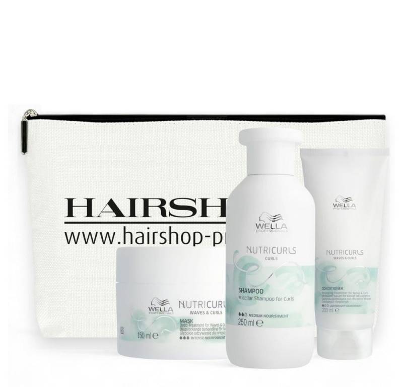 Wella Professionals Haarpflege-Set Wella Nutricurls Curls Set-Shampoo+Conditioner+Maske+Beutel gratis Wella Professionals Haarpflege-Set Wella Nutricurls Curls Set-Shampoo+Conditioner+Maske+Beutel gratis von Wella Professionals