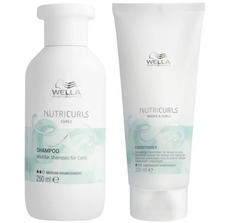 Wella Professionals Haarpflege-Set Wella Nutricurls Set - Shampoo 250ml+Conditioner 200ml Wella Professionals Haarpflege-Set Wella Nutricurls Set - Shampoo 250ml+Conditioner 200ml von Wella Professionals