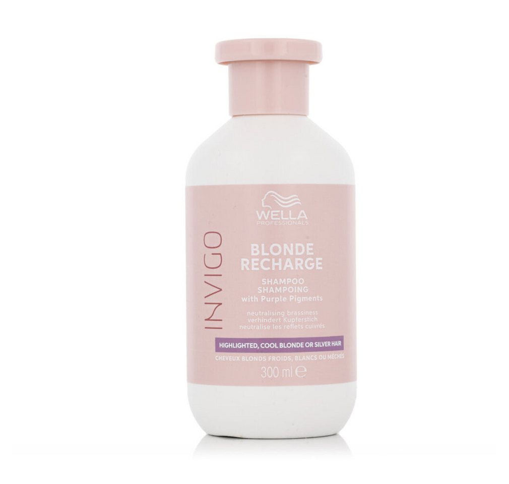 Wella Professionals Haarshampoo Invigo Blonde Recharge (Farbauffrischendes Shampoo) - Volumen: 300 ml von Wella Professionals