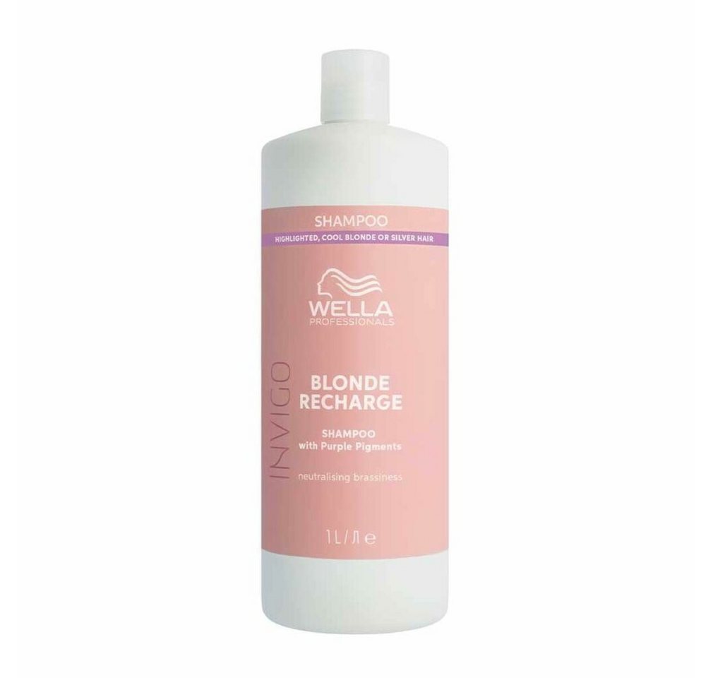 Wella Professionals Haarshampoo Invigo Blonde Recharge Shampoo 1000ml von Wella Professionals