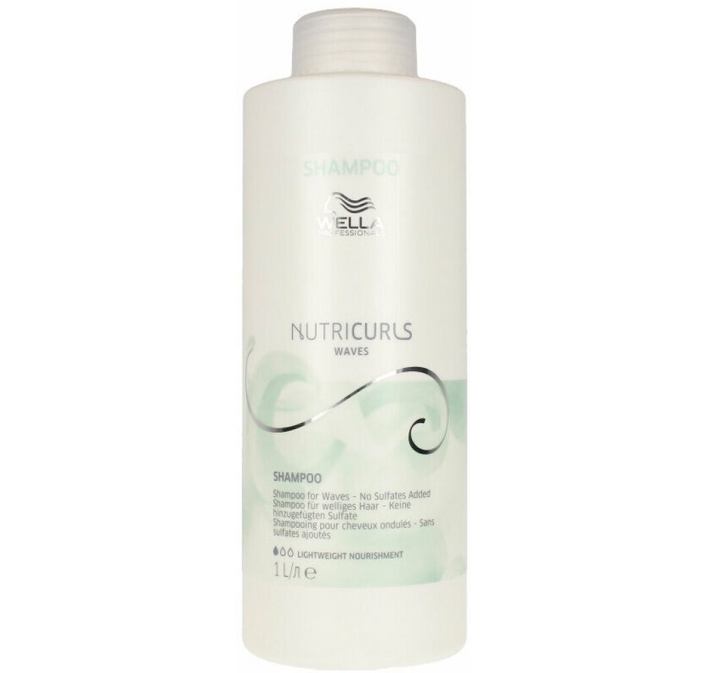 Wella Professionals Haarshampoo Nutricurls Waves Shampoo 1000ml von Wella Professionals