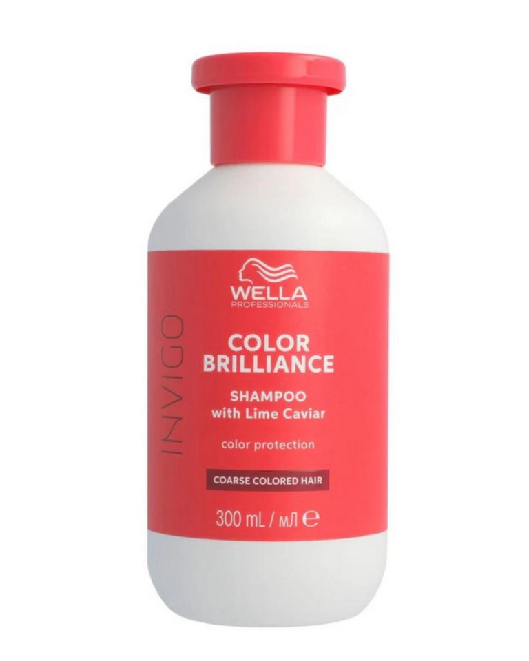 Wella Professionals Haarshampoo Wella Invigo Color Brilliance Shampoo mit Lime Caviar für feines, Packung, mit Lime Caviar für Farbglanz und geschmeidiges Haar von Wella Professionals