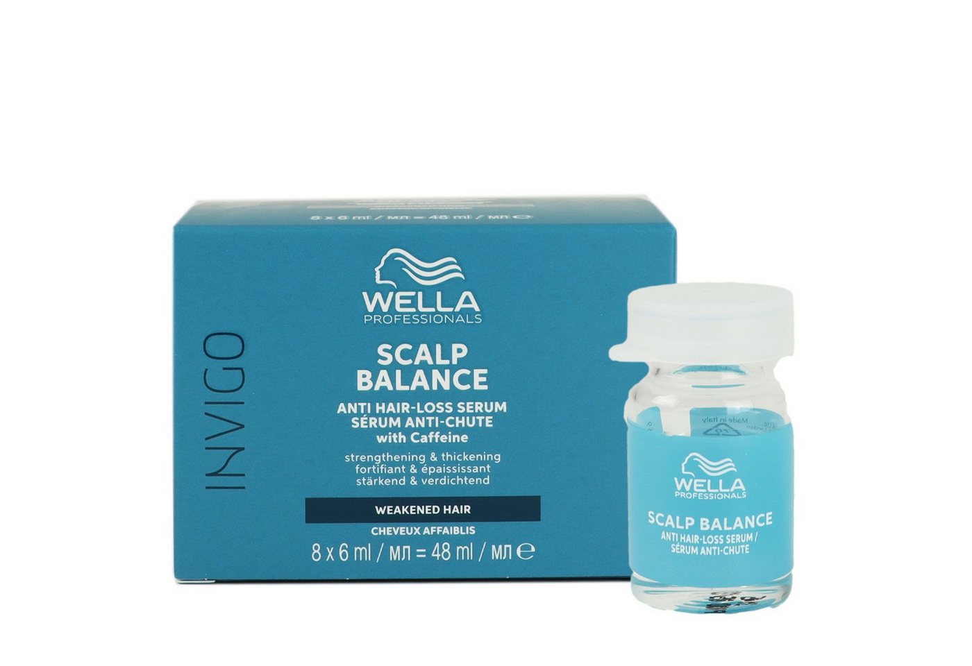 Wella Professionals Haarspülung Invigo Scalp Balance 8 Stück je 6 ml Anti Hair Loss Serum Leave in von Wella Professionals