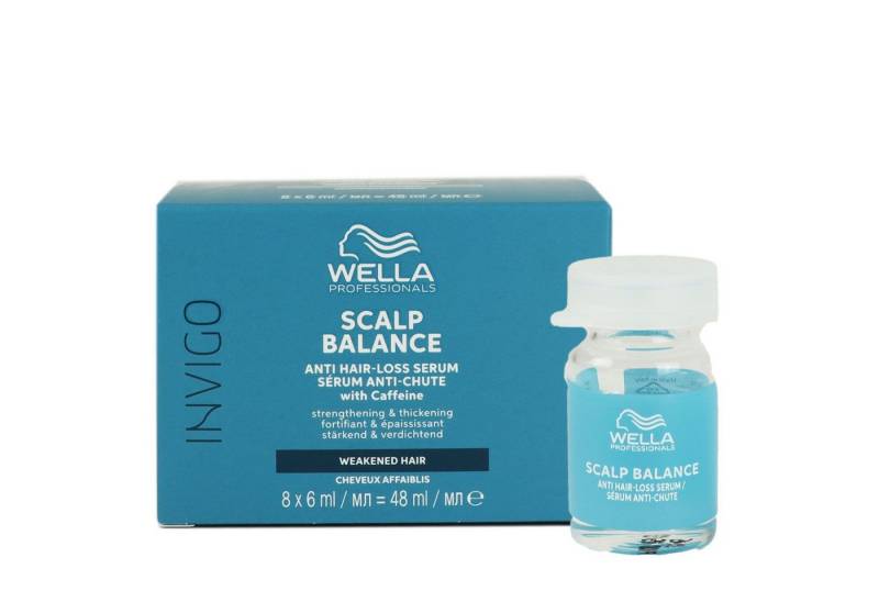 Wella Professionals Haarspülung Invigo Scalp Balance 8 Stück je 6 ml Anti Hair Loss Serum Leave in von Wella Professionals