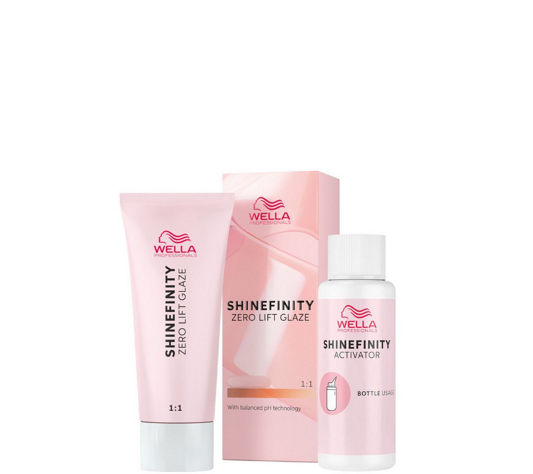 Wella Professionals Haartönung Shinefinity Zero Lift Glaze 60 ml + Bottle Usage Activator 60 ml von Wella Professionals