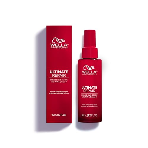 Wella Professionals Ultimate Repair Miracle Hair Rescue Haar Serum – reparierende 90 Sek. Haarkur ohne Ausspülen – entwirrendes Spray mit Anti Frizz und Anti Spliss Wirkung – 95 ml von Wella Professionals