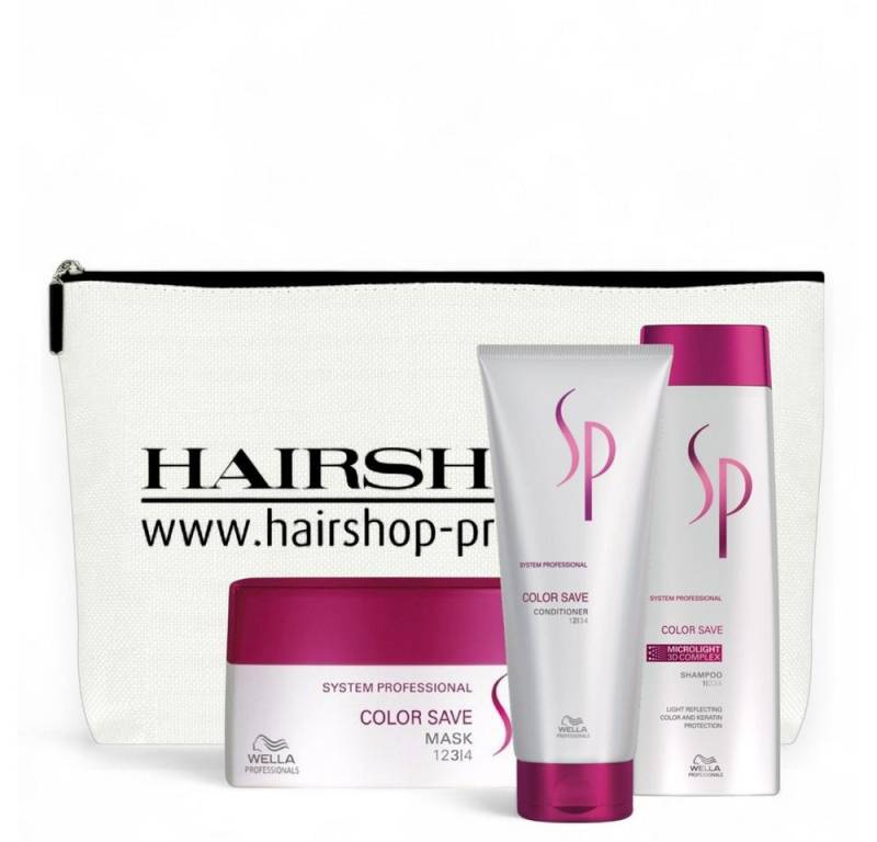 Wella SP Haarpflege-Set Color Save Geschenkset - Shampoo 250ml+Cond. 200ml+Mask 200ml+Tasche Wella SP Haarpflege-Set Color Save Geschenkset - Shampoo 250ml+Cond. 200ml+Mask 200ml+Tasche von Wella SP