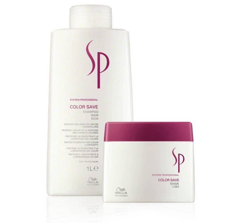 Wella SP Haarpflege-Set Color Save Geschenkset Shampoo 1000 ml + Mask 400 ml Wella SP Haarpflege-Set Color Save Geschenkset Shampoo 1000 ml + Mask 400 ml von Wella SP
