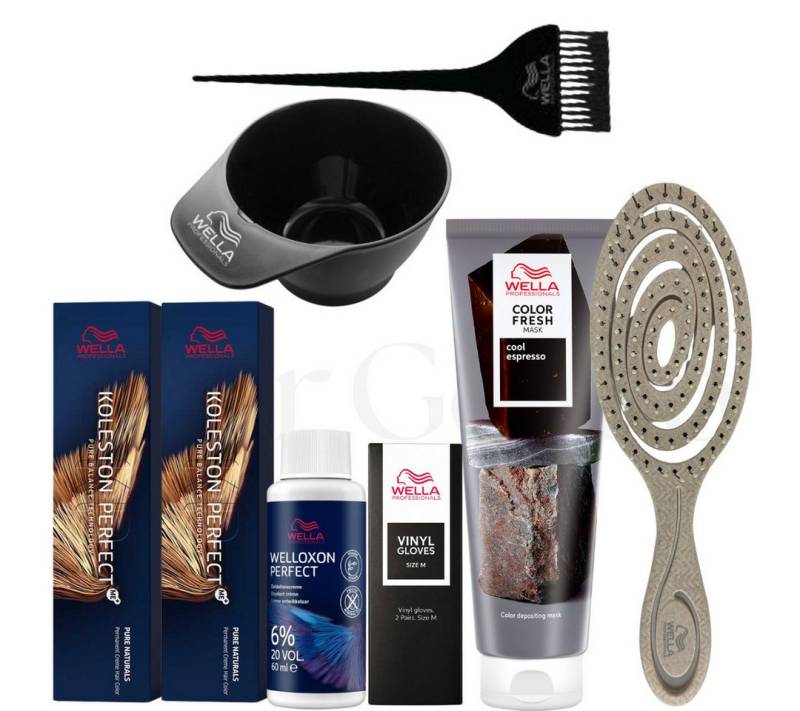 Wella Haarfarbe Perfect Color Kit Espresso Brown von Wella