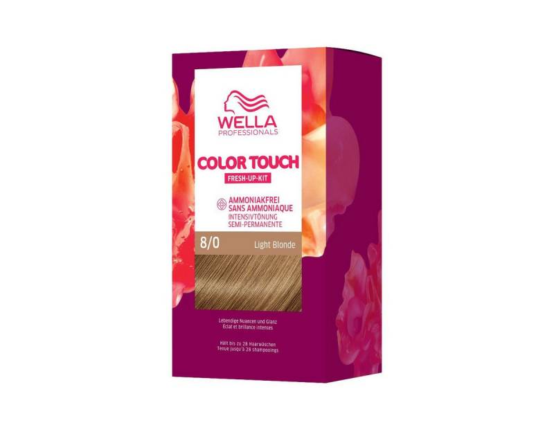Wella Haarfarbe Wella Color Touch Kits 8/0 Light Blonde 130ml von Wella