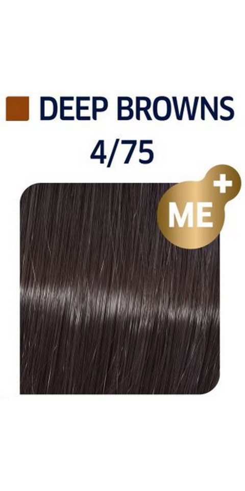 Wella Haarfarbe Wella Koleston Perfect ME+ Deep Browns 4/75 60ml von Wella