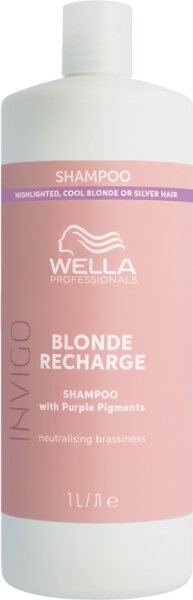 Wella Professionals Invigo Blonde Recharge Cool Shampoo 1000 ml von Wella