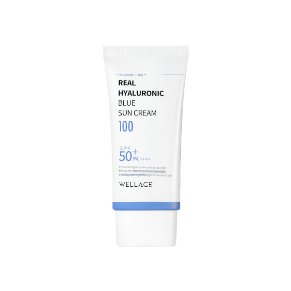 Wellage - Real Hyaluronic Blue Sun Cream SPF50+ PA++++ - 50ml Wellage - Real Hyaluronic Blue Sun Cream SPF50+ PA++++ - 50ml von Wellage