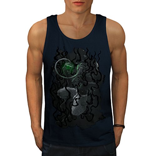 Wellcoda Unter Wasser Maske Männer Tank Top Scuba Aktives Sport-Shirt von Wellcoda