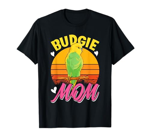 Budgie Mom Wellensittich Mama Vogelhaltung Frauen T-Shirt Budgie Mom Wellensittich Mama Vogelhaltung Frauen T-Shirt von Wellensittich Geschenk Vogelfreund Sittich Vögel