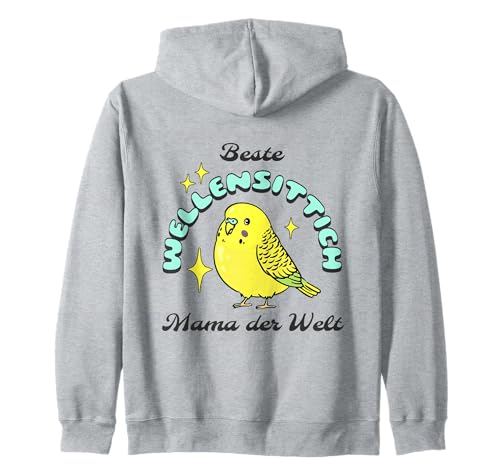 Beste Wellensittich Mama der Welt Welli Vogel Liebhaber Kapuzenjacke Beste Wellensittich Mama der Welt Welli Vogel Liebhaber Kapuzenjacke von Wellensittich Mama Geschenke Welli Liebhaber