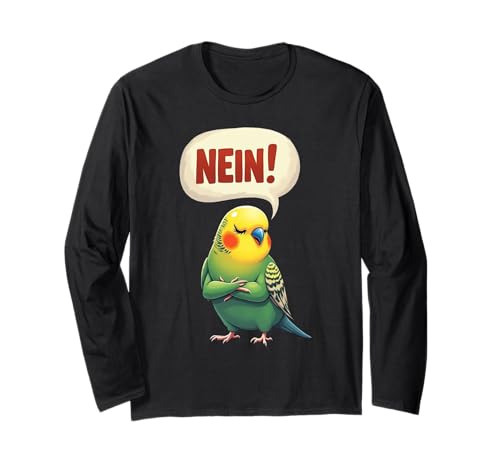Wellensittich Vogel Frauen Lustig Liebhaber Wellensittiche Langarmshirt Wellensittich Vogel Frauen Lustig Liebhaber Wellensittiche Langarmshirt von Wellensittich Vogel Frauen Liebhaber Geschenk
