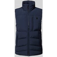 Wellensteyn Regular Fit Steppweste mit Label-Applikation Modell 'NORDSEE-WESTE' in Marine, Größe L von Wellensteyn