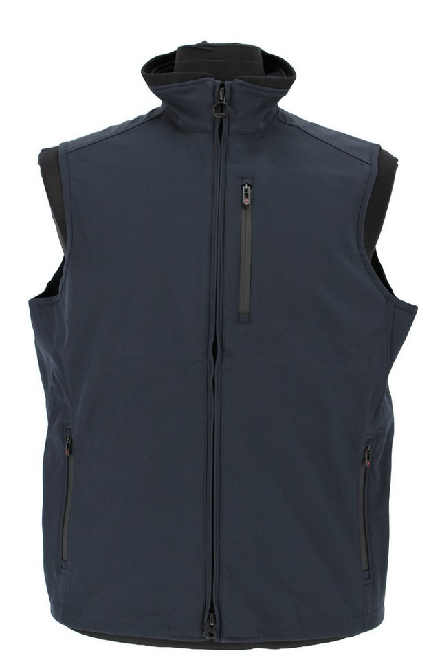 Wellensteyn Funktionsweste Herrenweste Alpinus Vest DryShellAirTec Dunkelblau von Wellensteyn