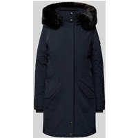 Wellensteyn Regular Fit Funktionsjacke mit Kapuze und Kunstfellbesatz Modell 'DOMINO' in Dunkelblau, Größe XS von Wellensteyn