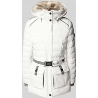 Wellensteyn Steppjacke mit Kunstfellkragen Modell 'Abendstern' in Offwhite, Größe XL von Wellensteyn